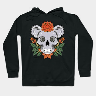 American Traditional Koala Skull tattoo Hoodie